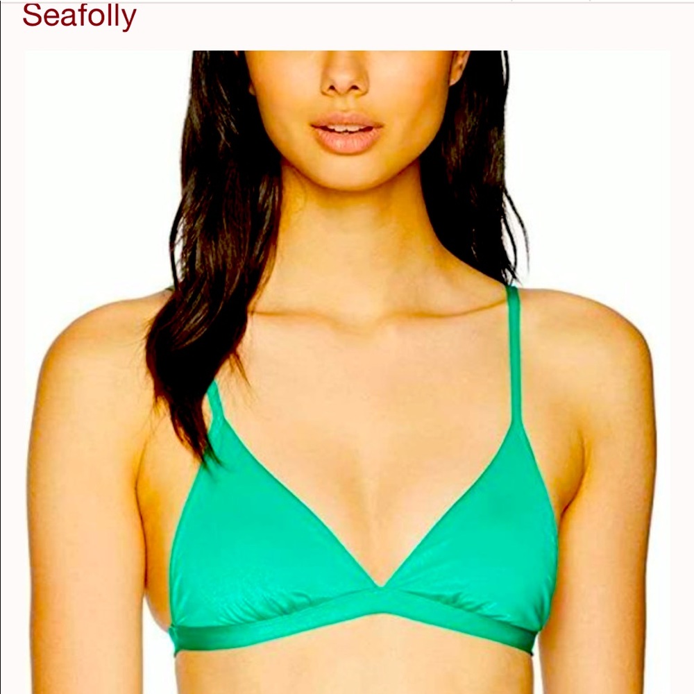 Seafolly Bikini: Fixed Triangle & High Cut bottoms